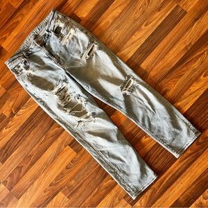 American Eagle distressed boyfriend jeans